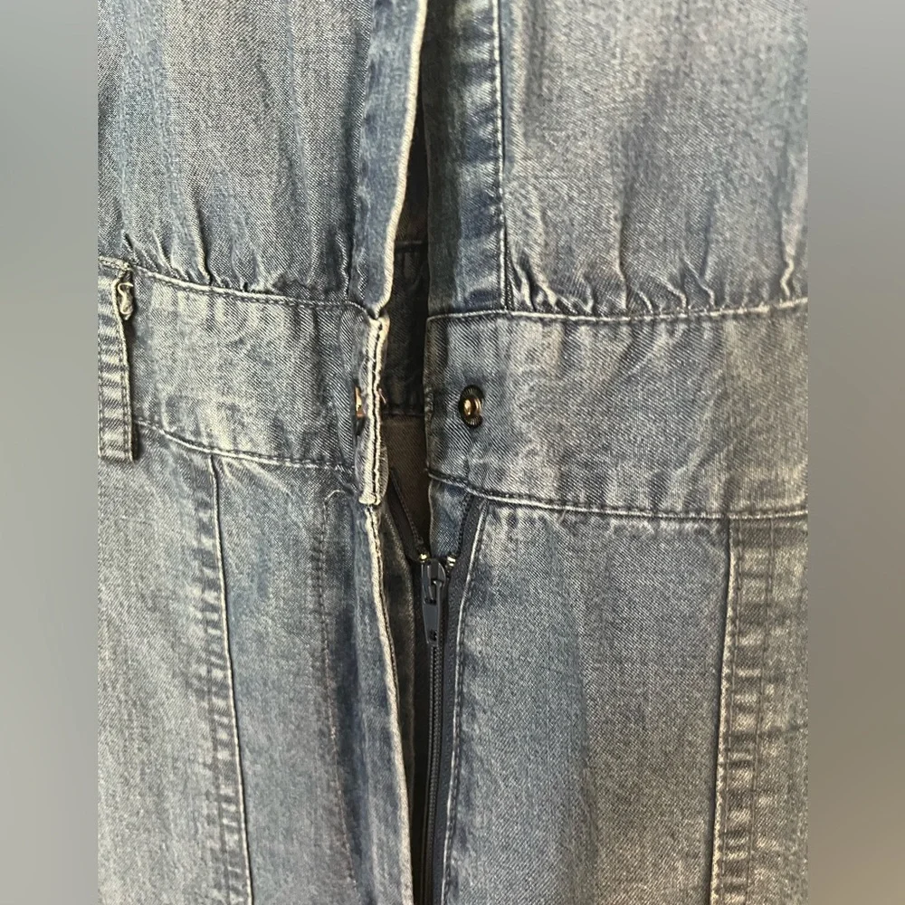 Super soft denim jumpsuit - Picture 3 of 6
